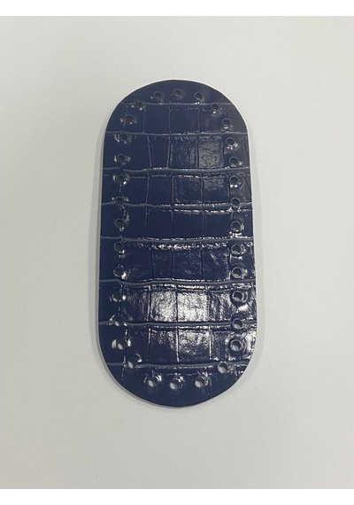 Karantuhafiye Çanta Tabanı / Mini Boy / 6x14 Cm Rugan Lacivert Rugan Lacivert Çok Renkli
