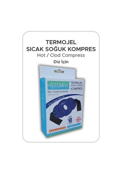 Ayrex Zemra Diz Için Termojel - Sıcak Soğuk Kompres - Kumaş Buz Jel - Termojel