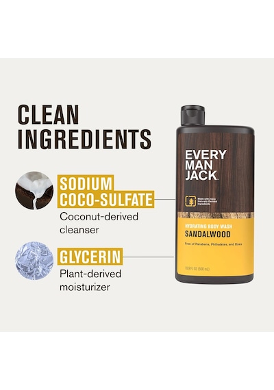 Every Man Jack Sandalwood Nemlendirici Duş Jeli 500ml Diğer