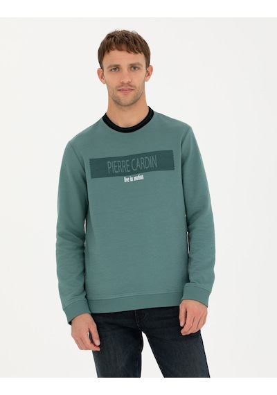 Pierre Cardin Erkek Yeşil Sweatshirt 50279532-vr054 Yeşil