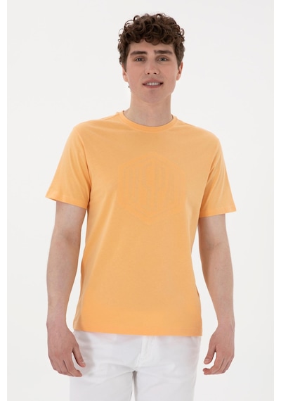 U.S. Polo Assn. Us. Polo Assn. Erkek Tişört 50300382-vr202 SARI