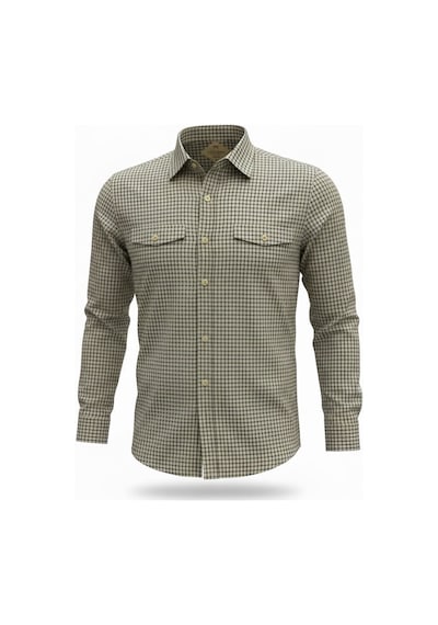 Linen Keten Klasik %100 Cotton Uzun Kollu Terletmeyen Gömlek Sarı