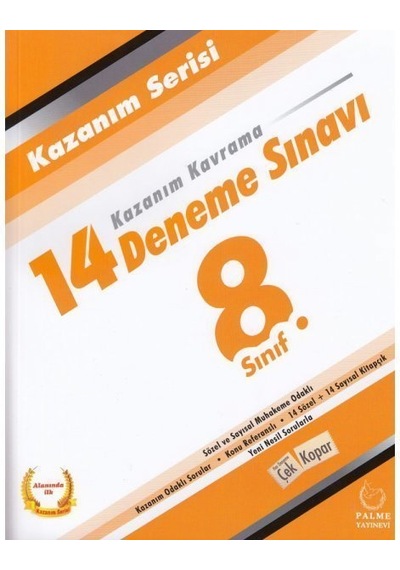 Palme 8. Sınıf Kazanım Tüm Dersler 14 Deneme Sınavı