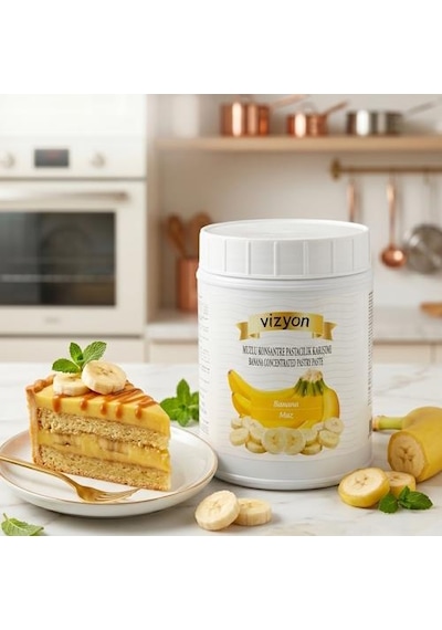 Vizyon Konsantre Muz Pastacılık Karışımı 1 Kg
