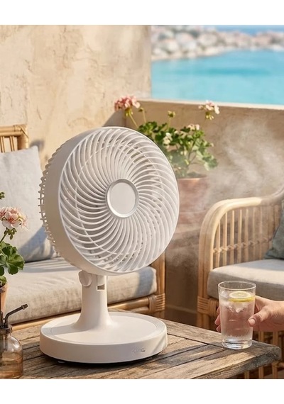 2200 Rpm Mini Masaüstü Vantilatör Sessiz Ve Güçlü Hava Akışlı Fan