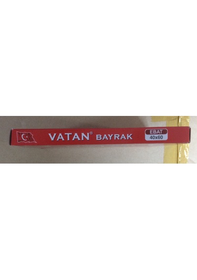 Türk Bayrağı Vatan Bayrak Ebat 40X60