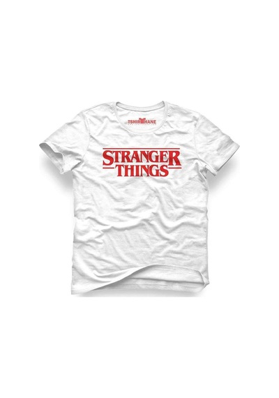 Tshirthane Stranger Things Logo Tişört Erkek Tshirt (276612237)