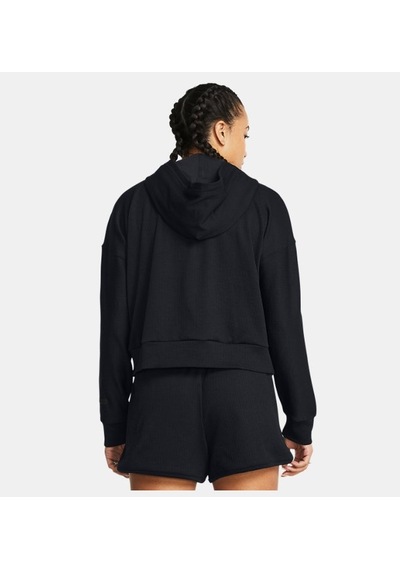Under Armour Kadın Journey Rib Oversized Kapüşonlu Üst 1382732-001 Siyah