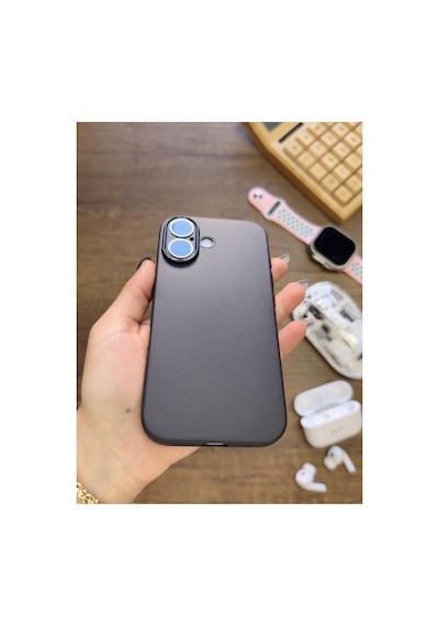 İphone 17 Uyumlu Süper İnce Mat Ultra Thin Silikon Kılıf Şeffaf