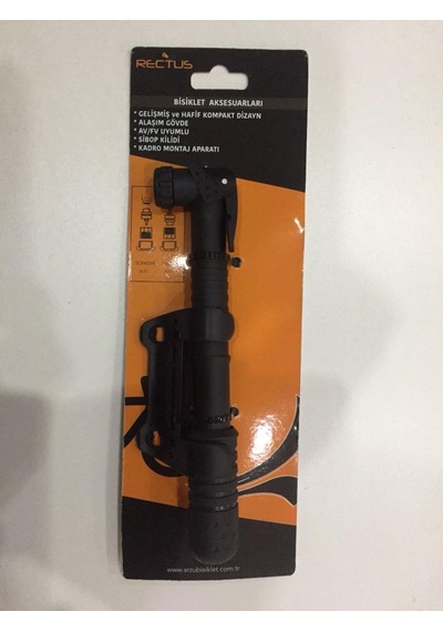 Rectus Mtb Şehir Bisikleti Mini Pompa Presta Araba Sibop Uyumlu Rectus Mtb Şehir Bisikleti Mini Pompa Presta Araba Sibop Uyumlu