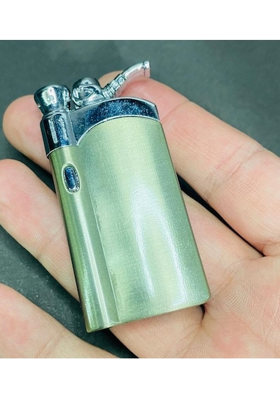 Hunter Metal Kasa Işıklı Pürmüzlü Çakmak