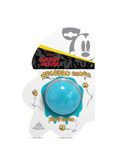 Disney Mickey Mouse Zıplayan Hamur 30 G Turkuaz-Red Castle Zdb-36