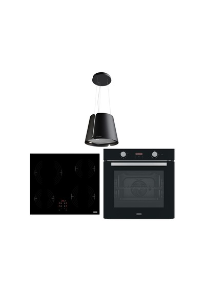 Franke FSL 86 H BK - FRSM 604 C T BK - Beat BK F45 Siyah Ankastre Set