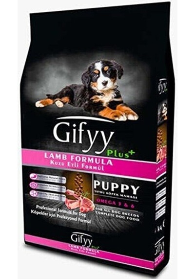 Gifyy 28/13 Premium Kuzu Etli Yavru Köpek Maması 15 KG