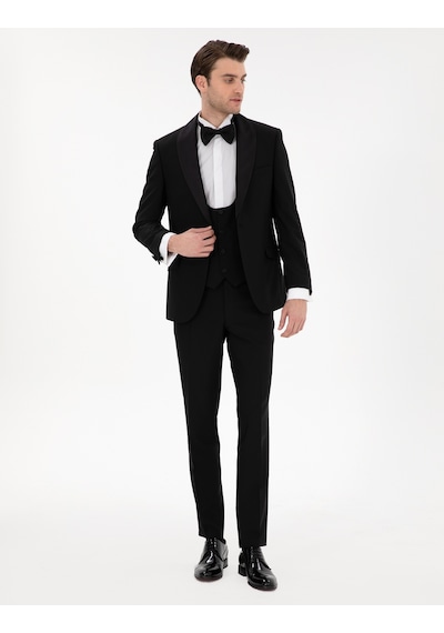 Pierre Cardin Erkek Siyah Smokin 50306221-vr046 Siyah