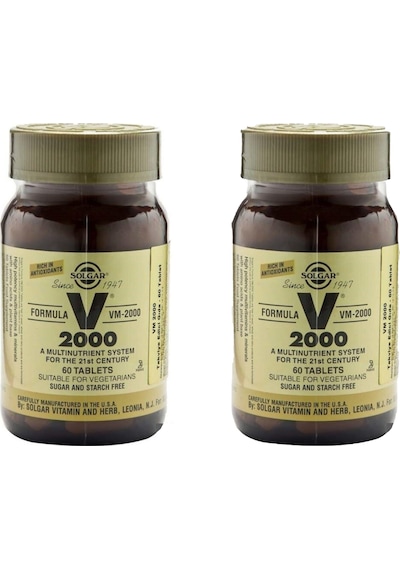 Solgar VM 2000 Multivitamin 60 Tablet 2 Adet