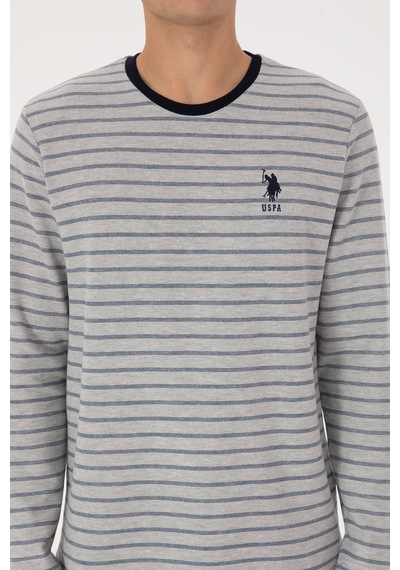 U.s. Polo Assn. Erkek Lacivert Pijama Takım 50318604-vr033 Lacivert