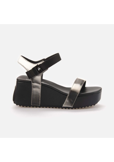 Calvin Klein Dolgu Topuklu Kadın Sandalet Yw0yw01366 Siyah