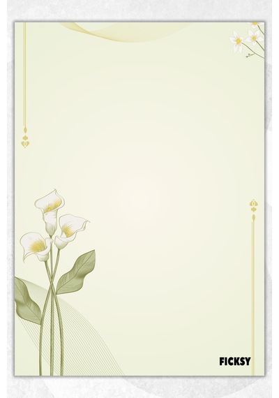 A5 Çiçek Bloknot Çizgisiz Defter - 50 Yaprak - Memopad - Notepad - Not Defteri - Not Kağıdı - 0808 Çok Renkli