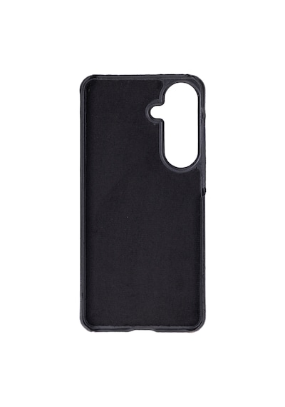 Samsung Galaxy S26 Plus Deri Telefon Kılıfı Kişiselleştirilebilir İnce Manyetik Kablosuz Şarj Uyumlu Premium Koruyucu Kılıf Siyah