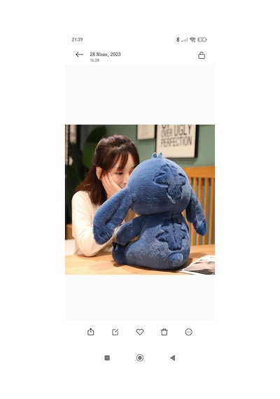 Stitch Peluş Oyuncak 35cm Stich Lilo Peluş Oyuncak Disney Yumuşak Uyku Arkadaşı