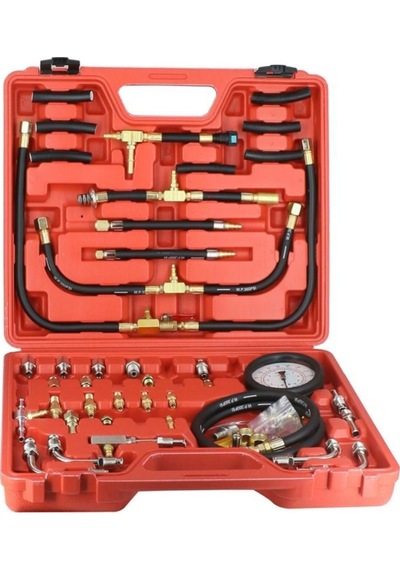 Nt Tools Yakıt Sistemi Basıncı Test Cihazı Basınç Ölçer Ölçme Kiti Seti 45 Parça