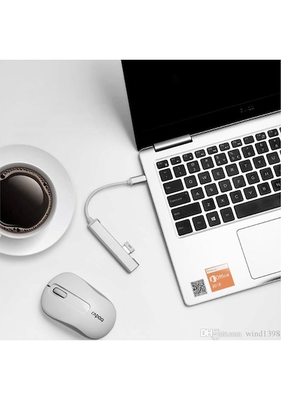 Type-C Usb 3.1 Den 4 Adet Usb 3.0 Hub Otg Çoğaltıcı Adaptörü C809