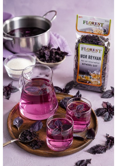 Florest Mor Reyhan Bitki Çayı 50 G Mor Reyhan - 913955054