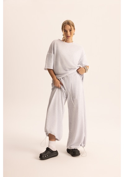 Mai Studios Co. Flex Karmelanj Oversize T-shirt Eşofman Takım Karmelanj