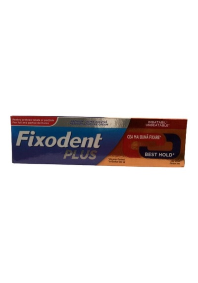 Plus Protez Yapıştırıcı Krem 40 Gr - Fıxodent Premıum Best Hold -premium Adhesive Cream