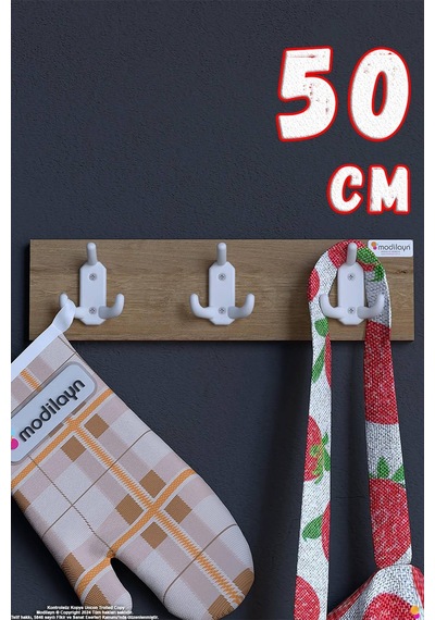 Arı 9 Kancalı Mutfak Askısı 3'lü Set 46,4x9,6 Cm - Şık Tasarım, Çok Amaçlı Düzenleyici Ve Yer Tasarrufu 50 Cm Arı 9 Kancalı Mutfak Askısı 3'lü Set 46,4x9,6 Cm - Şık Tasarım, Çok Amaçlı Düzenleyici Ve Yer Tasarrufu 50 Cm