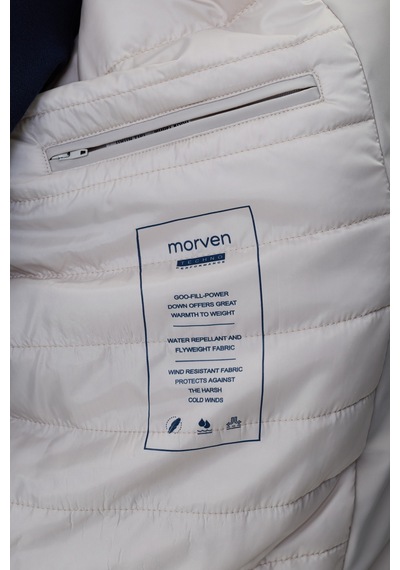 Morven Erkek Taş Poliamid Fermuarlı Bomber Mont 26ks024010870 Taş