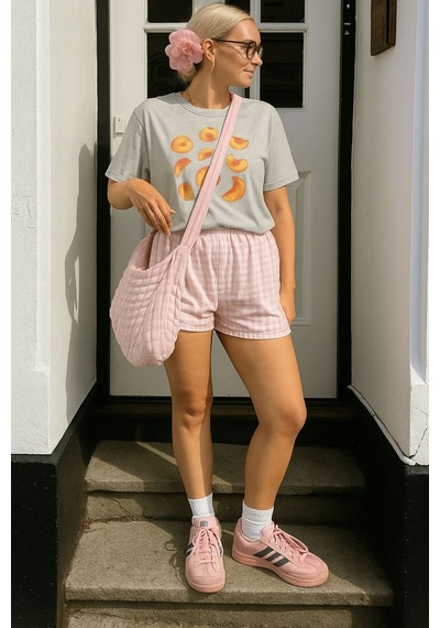 Baskılı Unisex Tshırt 4q1 Gri