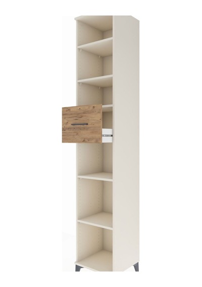 Hyperion Dolap 5 Raflı Tek Çekmeceli 44x44x243 Aytaşı-çam Aytaşı