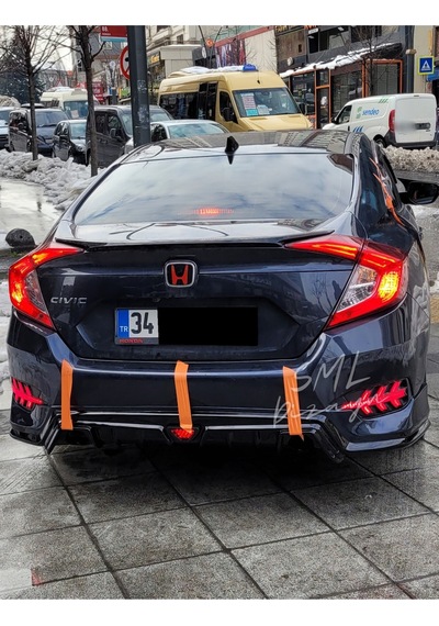 Honda Civic Fc5 Bagaj Üstü Parlak Siyah Spoiler-spoyler