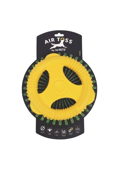 M-pets Air Toss Whell Suda Yüzen Sarı Köpek Oyuncağı