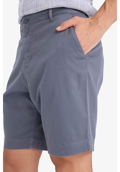 Defacto Regular Fit Dokulu Bermuda Şort E2234ax25smın269 İndigo