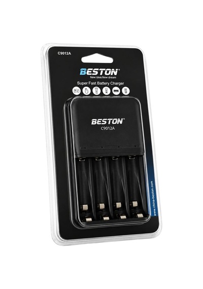 Beston C9012a Aa/aaa Ni-mh/ni-cd Akıllı Hızlı Pil Şarj Cihazı