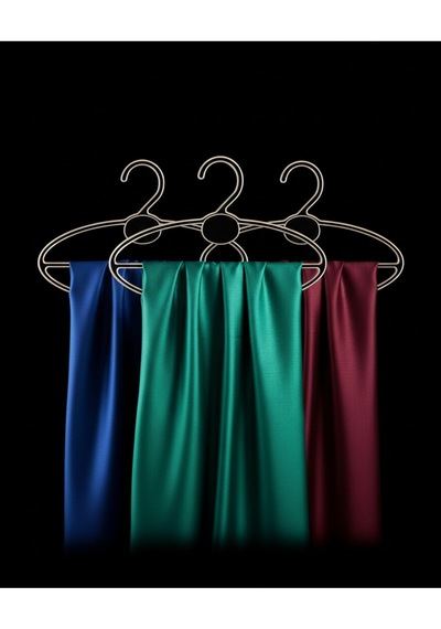 Plastik Şal Eşarp Askısı, Beyaz Şeffaf Renk, 20 Adet, 22x9 Cm Polyester Beyaz Tr Diğer