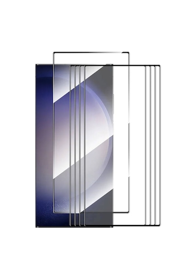 Samsung Glaxy Uyumlu S24 Ultra Ekran Koruyucu Kolay Uygulama Aparatlı 5in1 Easy Body