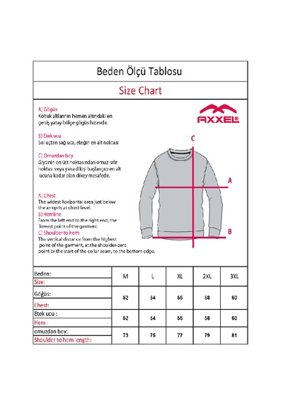 Axxel Erkek Siyah Uzun Kollu Süprem T-shirt-d2275 Siyah