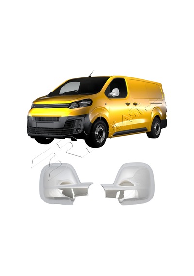 Citroen Jumpy 3 Uyumlu 2017 Ve Üzeri Ayna Kapağı 2 Parça Abs Krom Kaplama