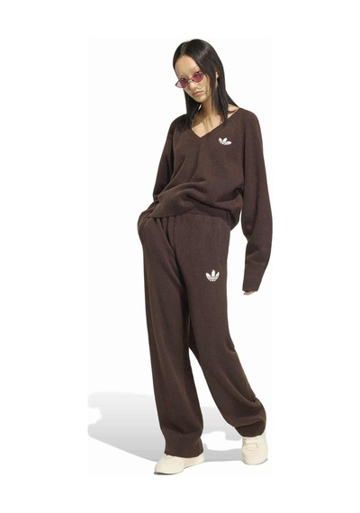 Auco Adidas Kadın Günlük Eşofman Altı Ess Knit Pant Ia4437 Kahverengi