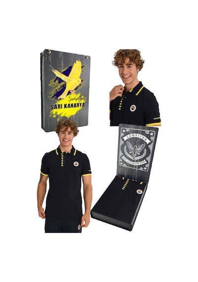 Fenerium Fenerbahçe Lisanslı Erkek Tribün Çubuklu Detaylı Polo T-shirt Uv Kutu Hediyeli Lacivert - Beyaz Fenerium Fenerbahçe Lisanslı Erkek Tribün Çubuklu Detaylı Polo T-shirt Uv Kutu Hediyeli Lacivert - Beyaz