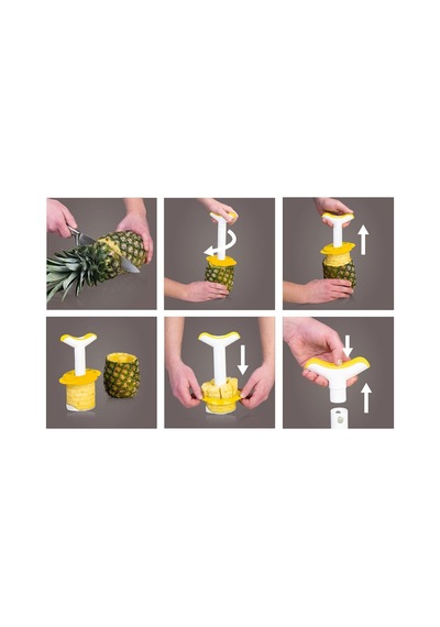 Vacu Vin 4052046 Ananas Kesici Deluxe J-hook -
