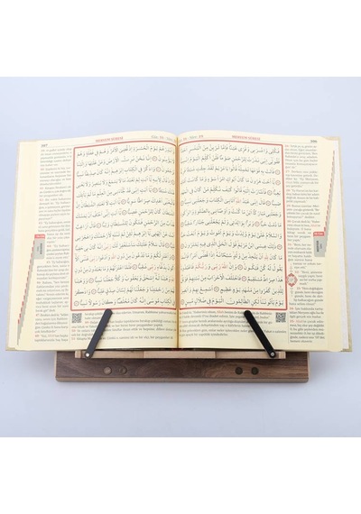 Masaüstü Ahşap Rahle Katlanabilir Rahle Tabletlik Masa Üstü Rahle