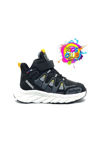 Cool Paul Ortopedik Kaymaz Hafif Taban Unisex Çocuk Bot Siyah