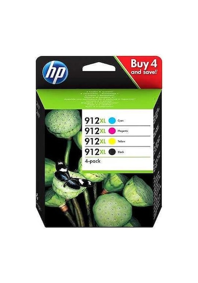 Hp 912Xl 4 Renk Kartuş  Paket