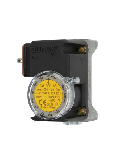 Gw500a6 Presostat 100 500mbar Ac 50-60hz 10a 250v