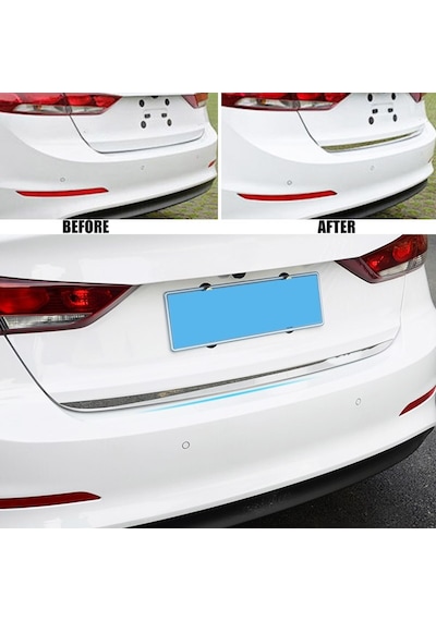 Hyundai Elantra Krom Bagaj Çıtası 2016 - 2018 Bagaj Çıtası